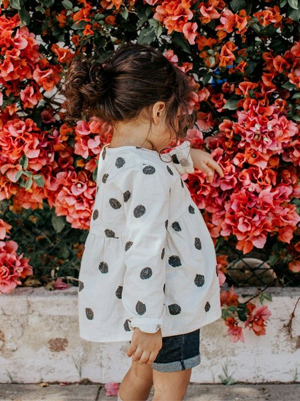 Blusa Kids Lunares